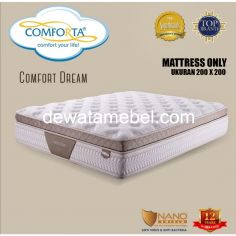 Kasur Ukuran 200 - Comforta Comfort Dream 200 / Light Brown FREE Mattress Protector